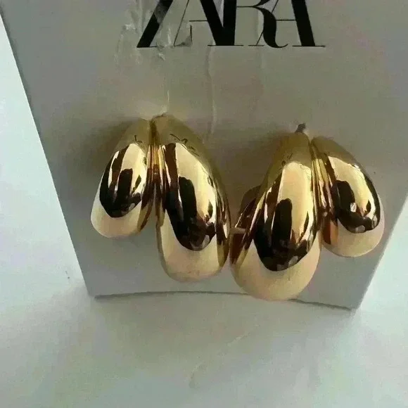 🔥🔥Zara Double hoops earrings - Picture 5 of 5